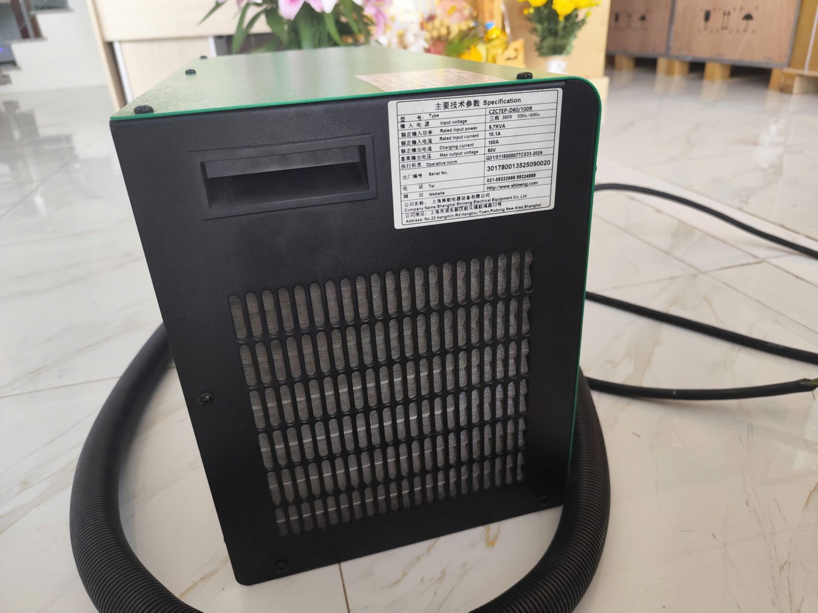 MÁY SẠC BÌNH ĐIỆN LITHIUM 60V100A CHÍNH HÃNG CHO XE NÂNG ĐIỆN