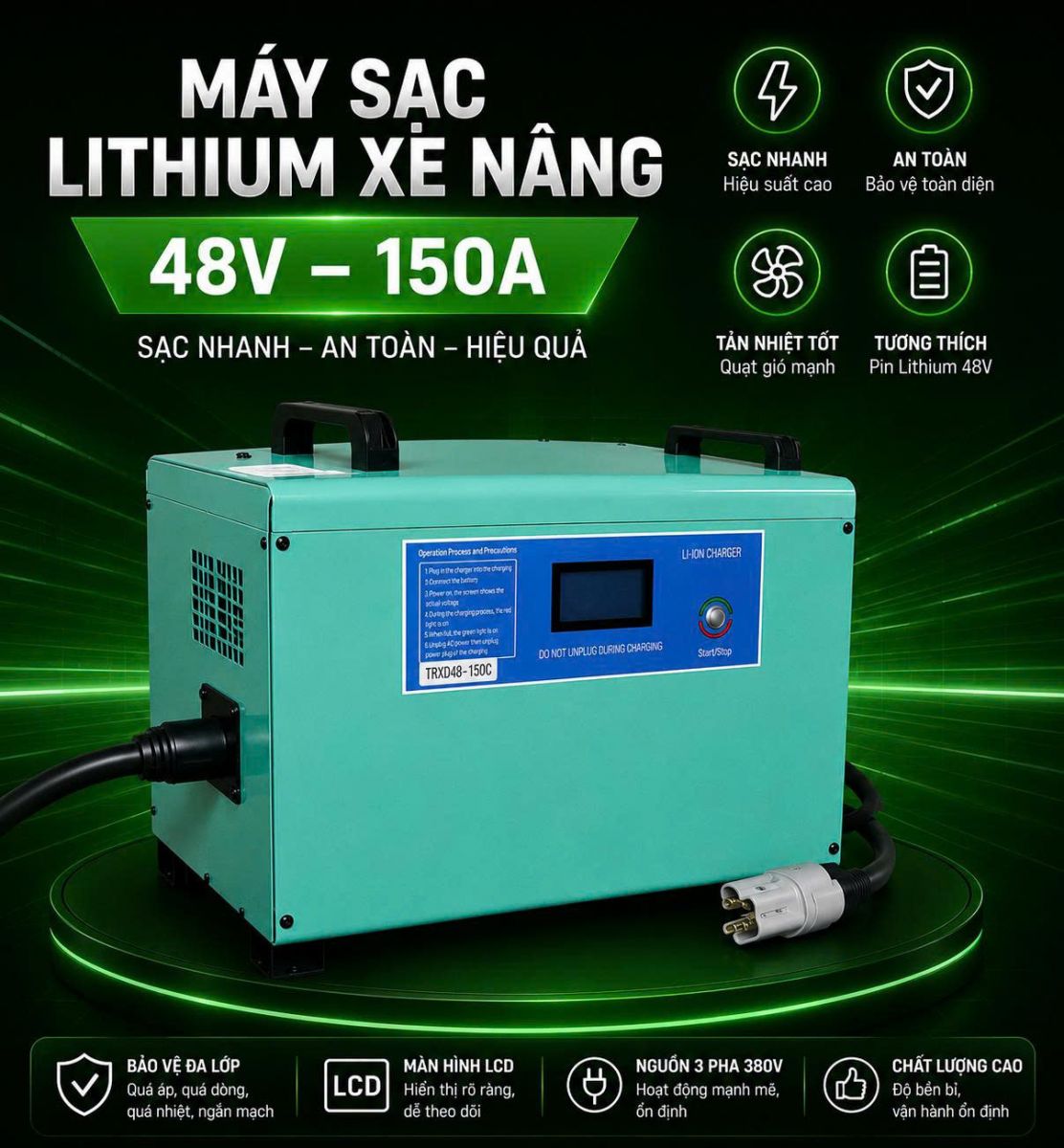 MÁY SẠC BÌNH ĐIỆN NEV48V-150A