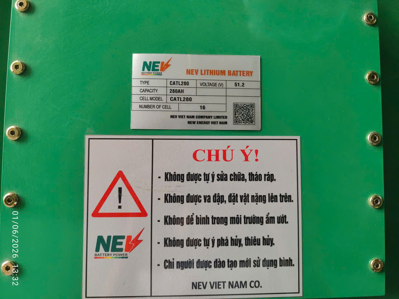 BÌNH ĐIỆN LITHIUM LIFePO4 48V280Ah