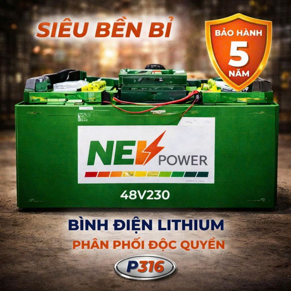 BÌNH ĐIỆN LITHIUM NEV 48V 230Ah